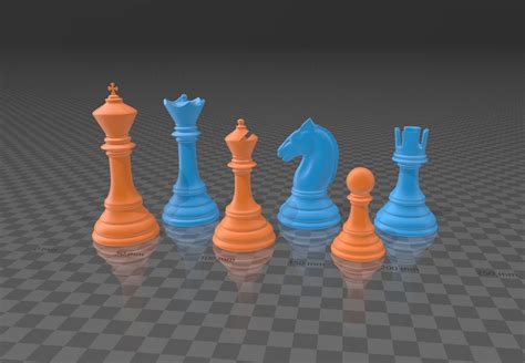 Free 3d Printable Chess Pieces Printable Templates