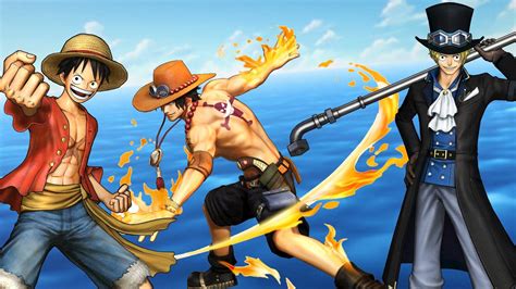 One Piece Luffy Ace And Sabo Wallpaper Hd Sabo Ace And Luffy 6w