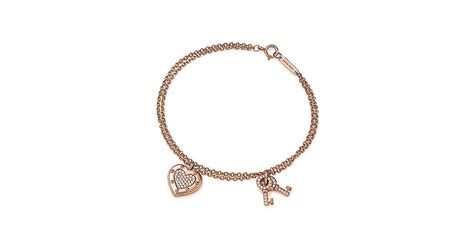 Return To Tiffany® Love Bracelet In 18k Rose Gold With Diamonds Medium