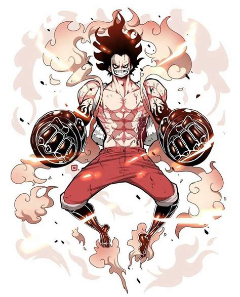 Pin By Koma Azuka On One Piece Luffy Gear 4 One Piece Drawing