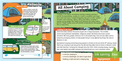 Interesting Facts About Camping Go Camping With Kids