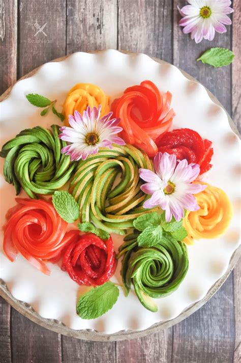 How To Make Food Flowers Streetsmart Kitchen