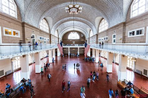 Interior Of The Great Hall Ellis Island New York City Royalty