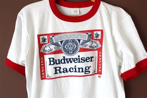 Vintage 80s Budweiser Shirt Made In Usa Retro Budweiser Etsy Budweiser Shirt Shirts