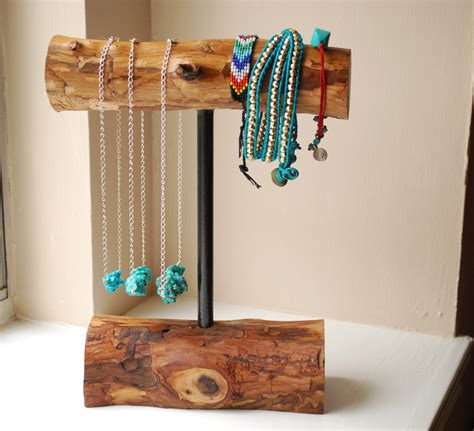 Wooden Necklacebracelet Holder Medium Display Stand Home