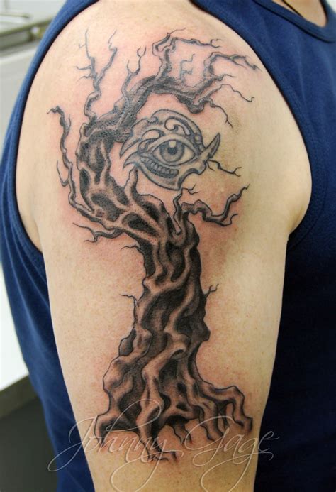 Gothic Tree Tattoo A Photo On Flickriver
