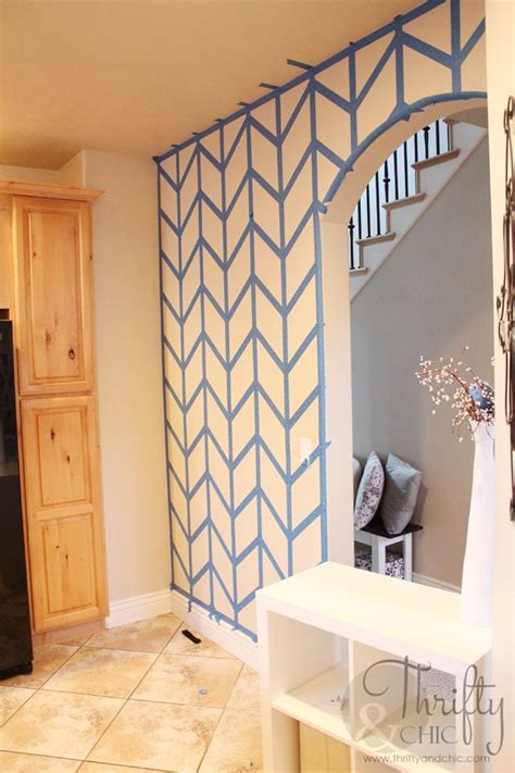 But it's time to bring its warmer shade home. Herringbone Pattern Accent Wall | Home remodeling, Home ...