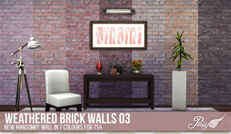 Sims4 Ts4 Cc Build Walls Brick