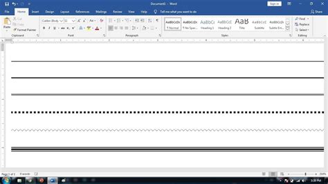 A third way to add a line to a word document is to draw it on the page. Shortcut to Draw Different Types of Line in MS Word - YouTube