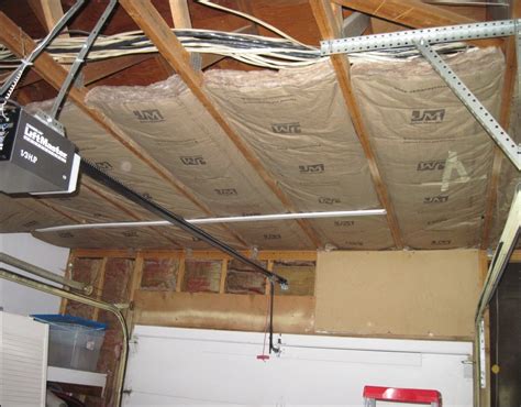 Insulating A Garage Ceiling Swopes Garage