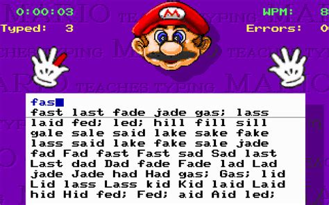 Mario Teaches Typing Screenshots For Dos Mobygames