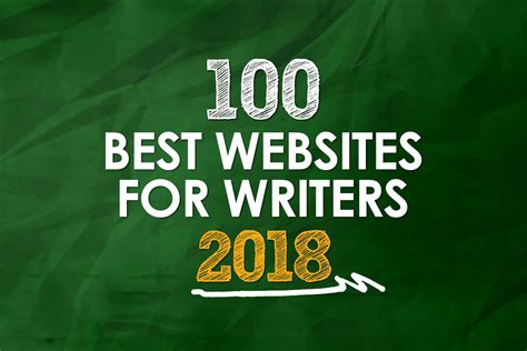 100 Best Writing Websites 2018 Edition