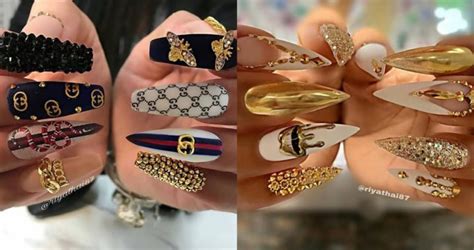 Existen tres grupos básicos que reúnen las uñas esculpidas. Los Mejores Diseños De Uñas Acrílicas 2020 Recopilación #1 ...