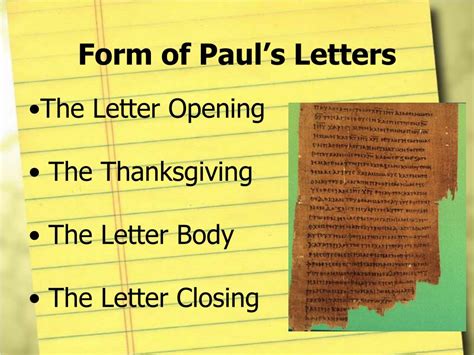 Ppt Pauline Letter Structure Powerpoint Presentation Free Download
