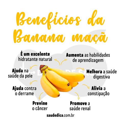 Banana Maçã ajuda na saúde da pele e contra o derrame veja os seus