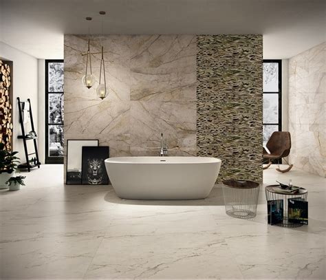 Porcelain Stoneware Wall Floor Tiles With Marble Effect The Room Cre