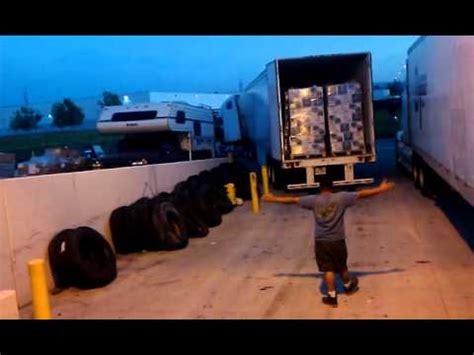 The dimensions above are the total room needed for each maneuver. How to Alley Dock a 70-Foot Tractor-Trailer from a ...