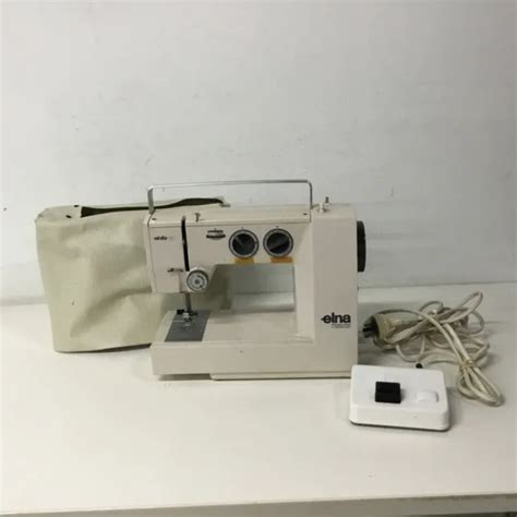 Vintage Elna Electric Sewing Machine Precision Made In Switzerland 88