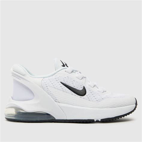 Kids Junior White And Black Nike Air Max 270 Go Trainers Schuh