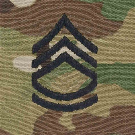 Militaria Us Army Enlisted Sergeant First Class Sfc E Rank Ocp Scorpion Slip On Patch