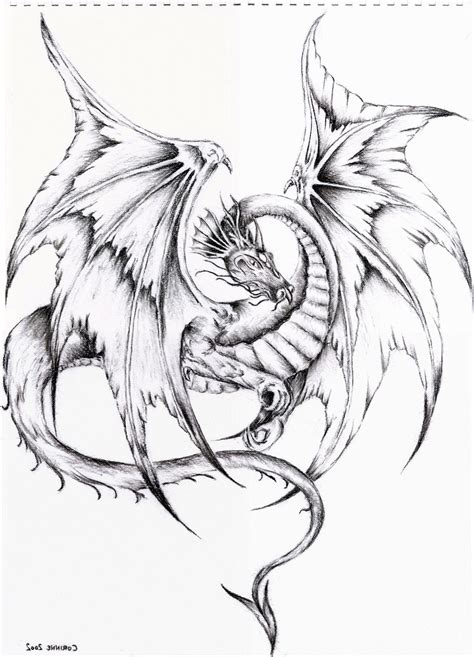 Well there are many ways too draw a dragon so i cant call it unique, really. Best 15 Flying Dragon Drawing Cdr