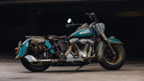 Harley Davidson Heritage Softail Custom Bobber Vintage Style Rat Bike