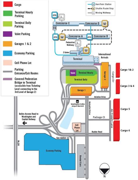 Dulles International Airport Terminal Map