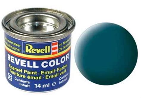 Revell Rev48 48 Matt Sea Green 14ml Enamel Paint Tinlet