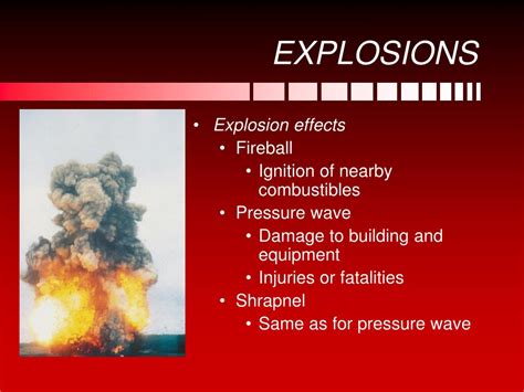 Ppt Explosions Powerpoint Presentation Free Download Id6739668
