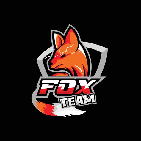Fox Exsport Logo Template Cartoon And Mascot Design For Logo Team And