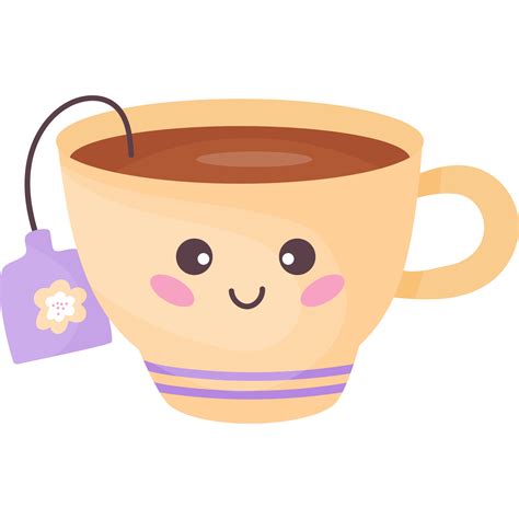 Cute Tea Cup 21053582 Png