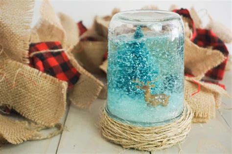 How To Make A Snow Globe In A Mason Jar