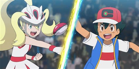 Pokémon Journeys Ash Reunites With Korrina For A Rematch