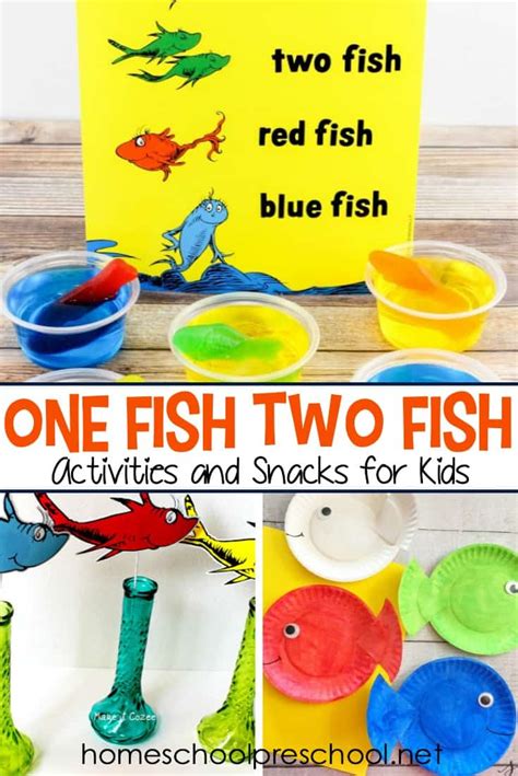 Dr Seuss One Fish Two Fish Activities