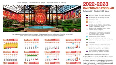 Calendario Escolar Edomex 2022 2023 Vacaciones Cte Y Descargas