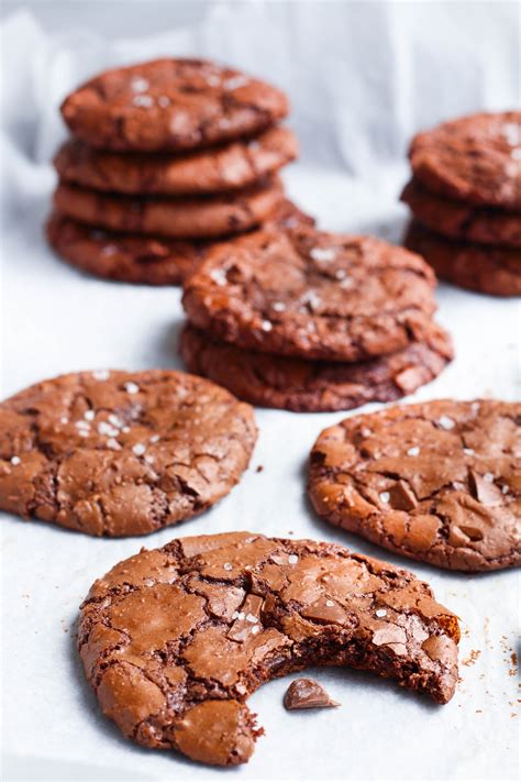 Flourless Chocolate Hazelnut Mocha Cookies The Sweet And Simple Kitchen