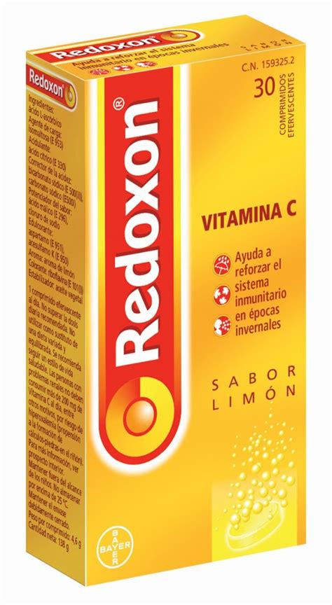 Redoxon Vitamina C 30 Comprimidos Efervescentes Farmacia Maria