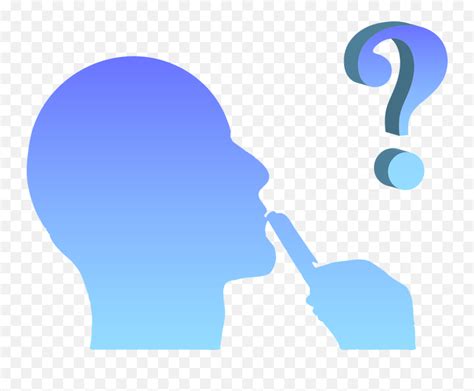 Deep Thought Mind Question Questioning Think Deep Thought Clipart