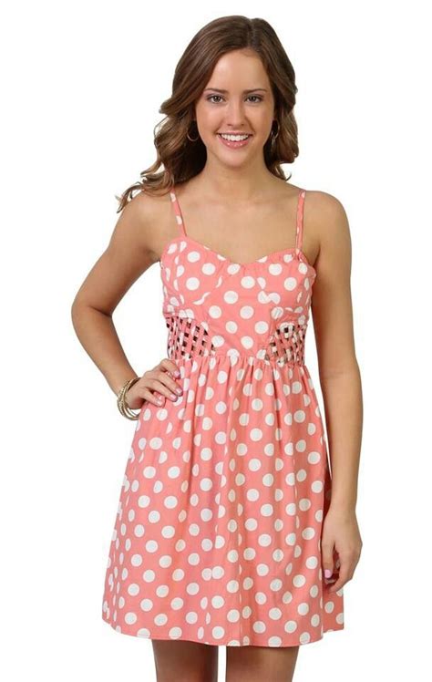 Inspire Girly Outfits Cute Outfits Fashion Outfits Womens Fashion Pink Polka Dot Dress