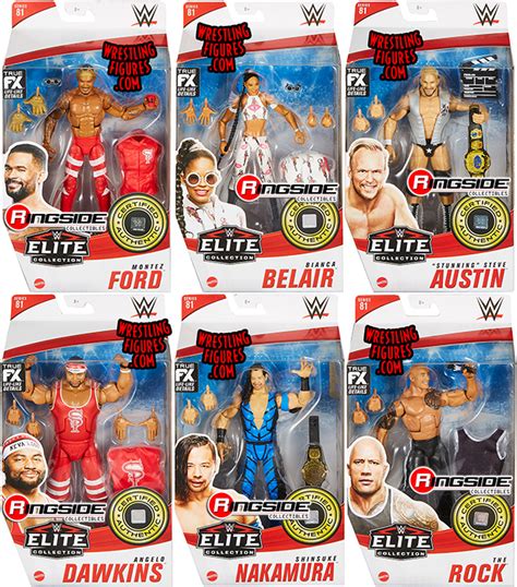 Wwe Elite 81 Complete Set Of 6 Wwe Toy Wrestling Action Figures By