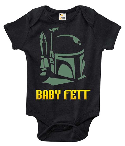 Baby Bodysuit Baby Fett Star Wars Themed Baby Clothes
