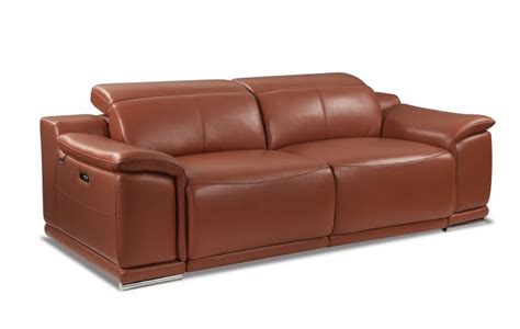 9762 Camel Power Reclining Sofa Motion Divanitalia