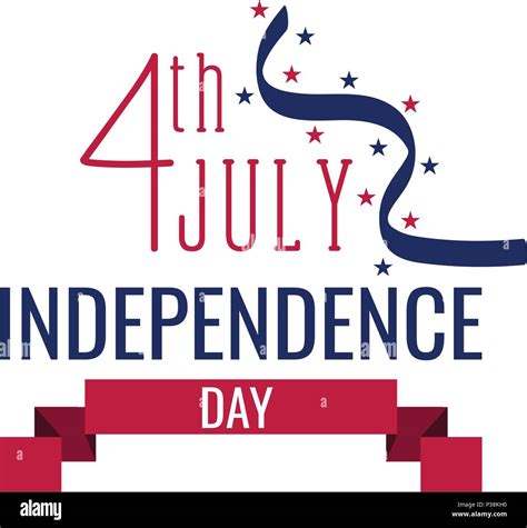 Happy Independence Day 4th Of July Stock Vector Image And Art Alamy