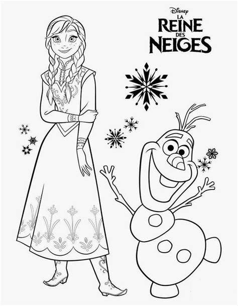 Gambar Mewarnai Frozen