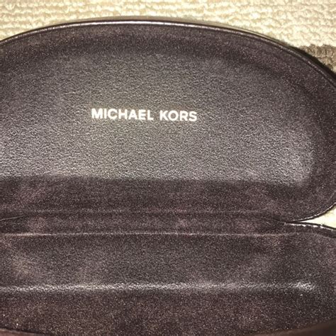 michael kors accessories michael kors sunglasses case dark brown poshmark