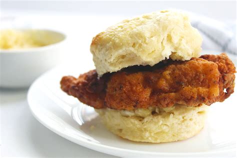 Fried Chicken Biscuit With Maple Butter The Mixed Menu