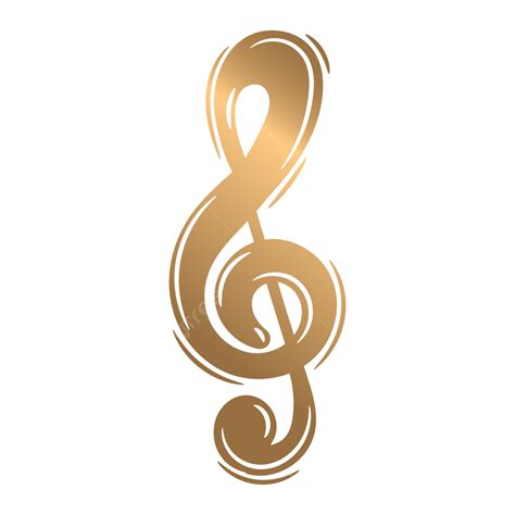 ícone De Notas Musicais Douradas Png Dourado Notas Música Imagem