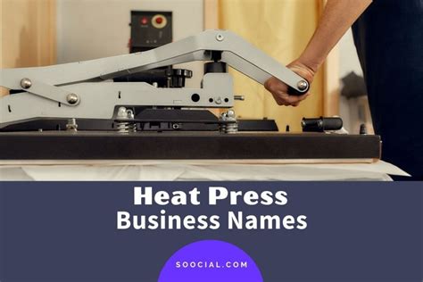 163 Heat Press Business Name Ideas That Get Noticed Soocial