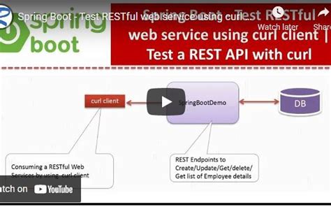 Spring Boot Test Restful Web Service Using Curl DZone