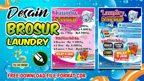 Contoh Brosur Jasa Laundry Brosur Dan Spanduk Ramadhan Kareems Images
